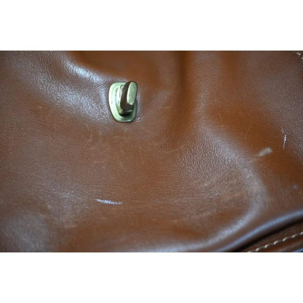 Vintage Coach 2005 Leather Briefcase Messenger Bag Brown 0502 USA